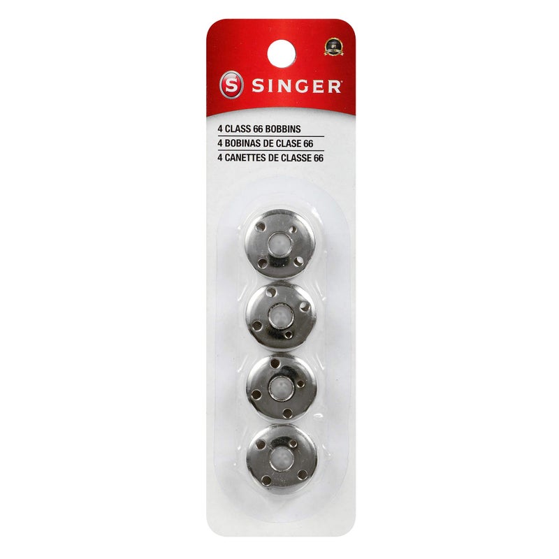 SINGER 2139 Class 66 Bobbins, Metal, 4-Count, - Image 2